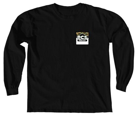 PCS Season 5, a Black Comfort Colors Long Sleeve Tee
