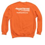 Every Action Counts, a Orange Crewneck Sweatshirt (back-view)