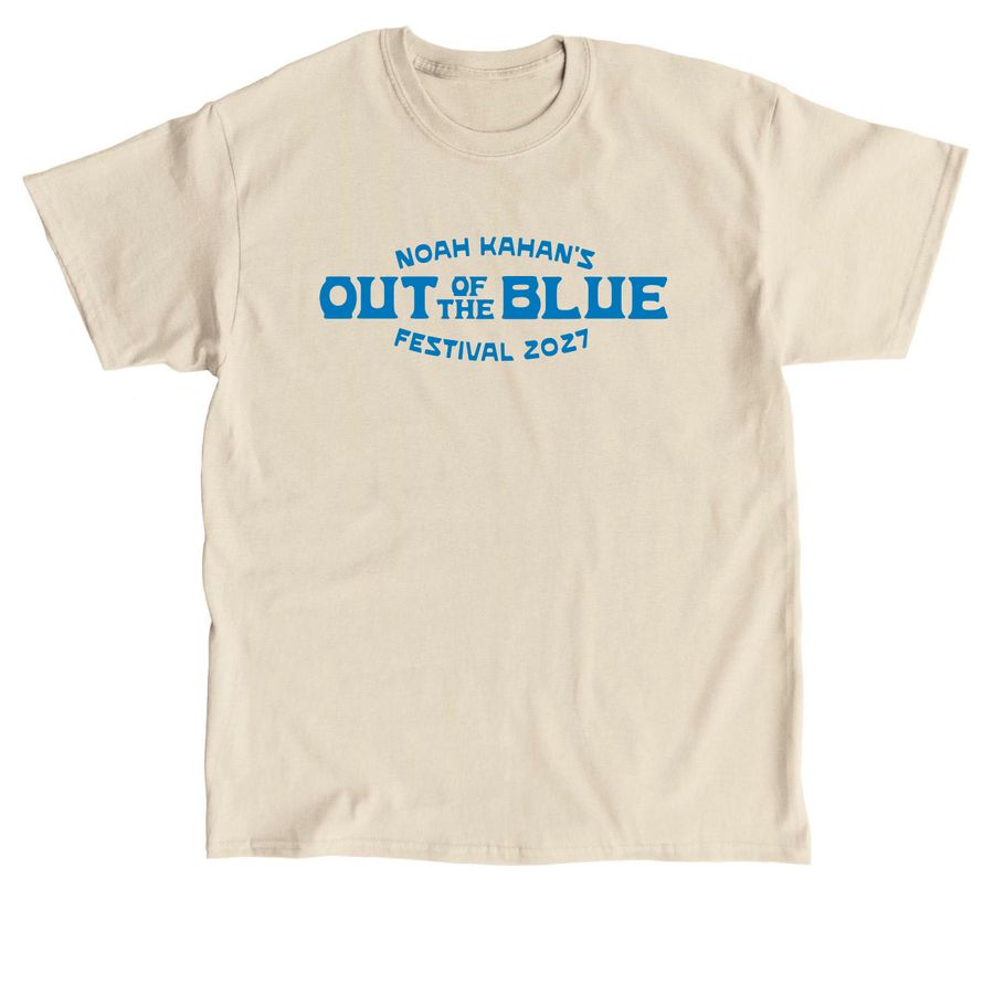 Noah Kahan&nbsp;Out of the Blue Festival Merch 27, a Sand Classic Unisex Tee