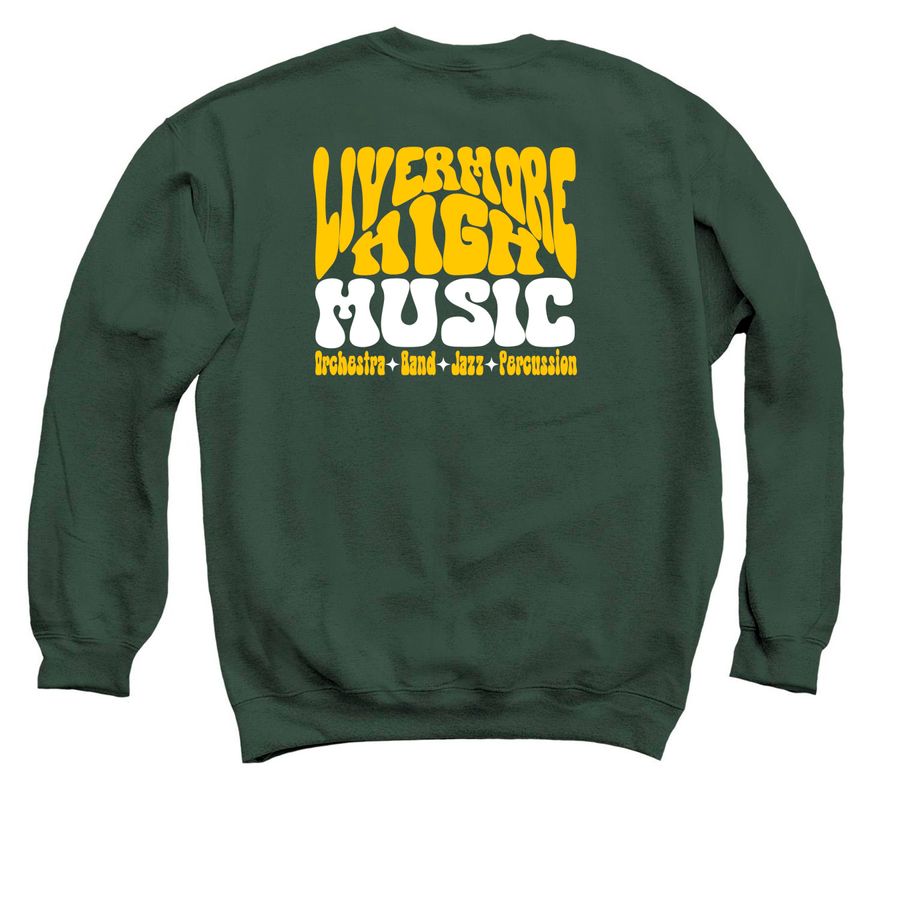 T-Shirts | Hoodies | Zip Hoodies | Tanks, a Forest Crewneck Sweatshirt (back-view)