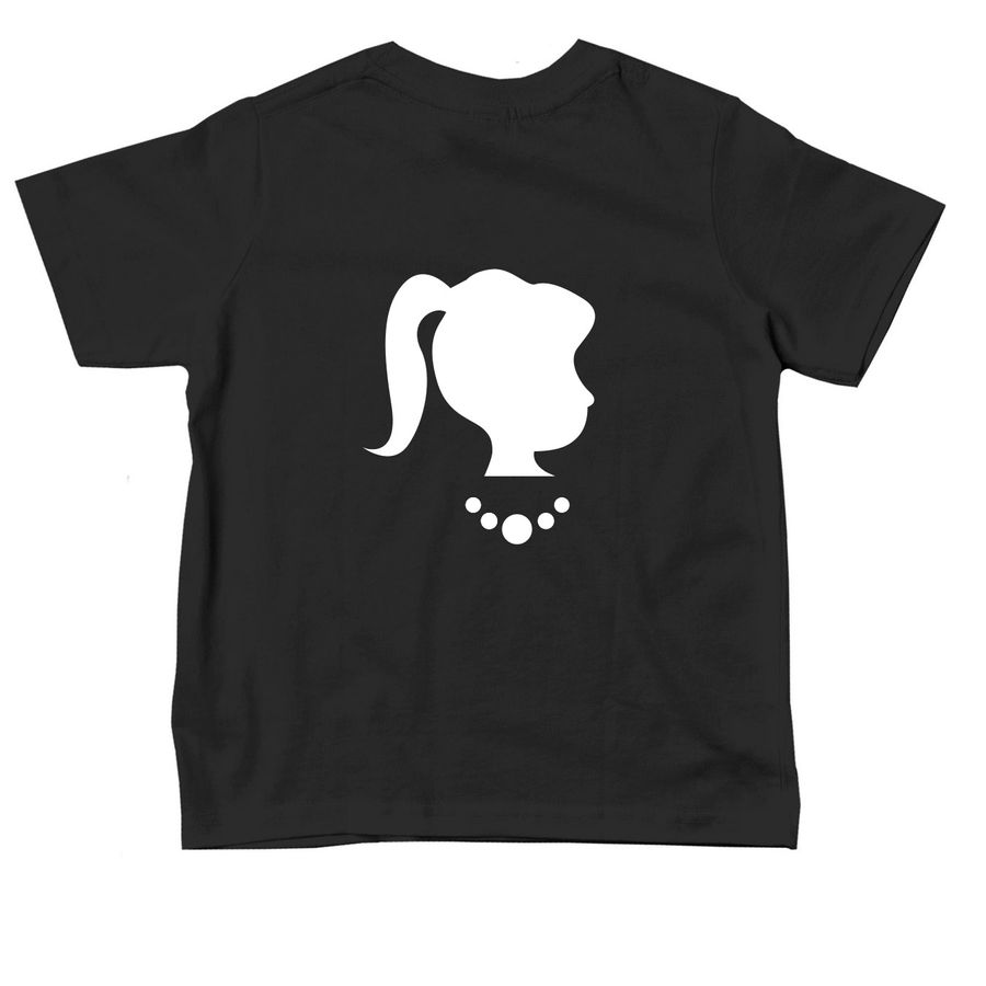 Lil Queen, a Black Toddler Tee (back-view)