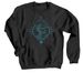 Born to Roam, a Black Crewneck Sweatshirt