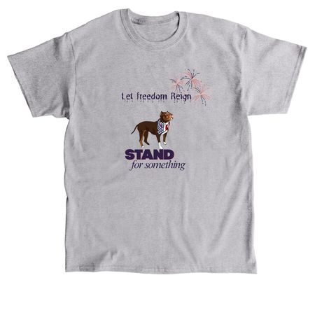 Let Freedom Reign. ??, a Sport Grey Classic Unisex Tee