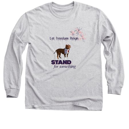 Let Freedom Reign. ??, a Sport Grey Classic Long Sleeve Tee