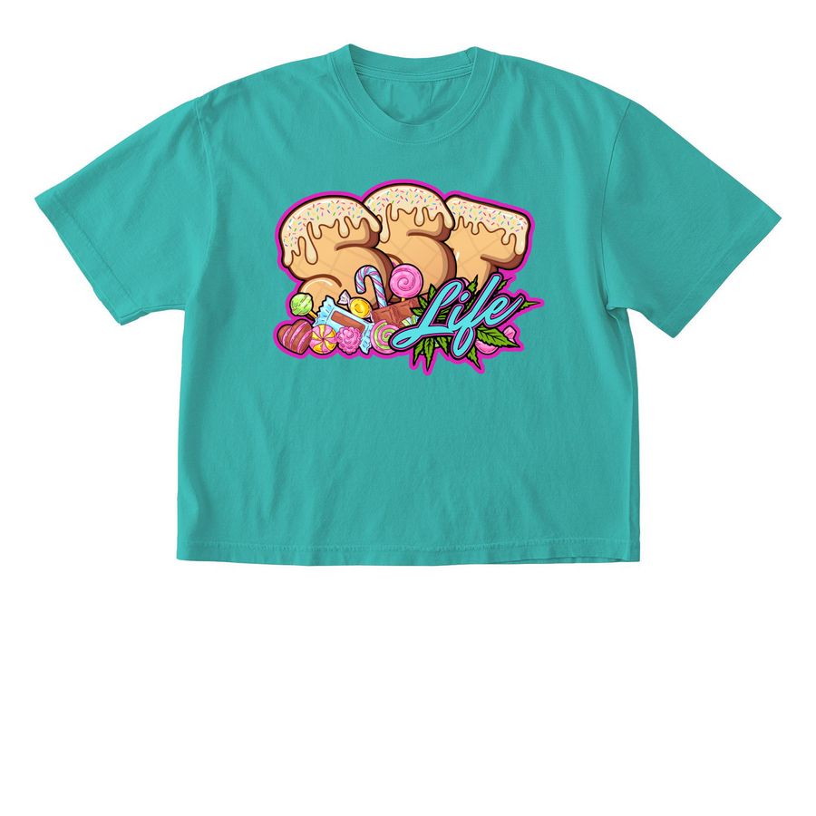 SSTLife - Eddie Baby Vibes - Cropped Tops, a Chalky Mint Comfort Colors Boxy Tee