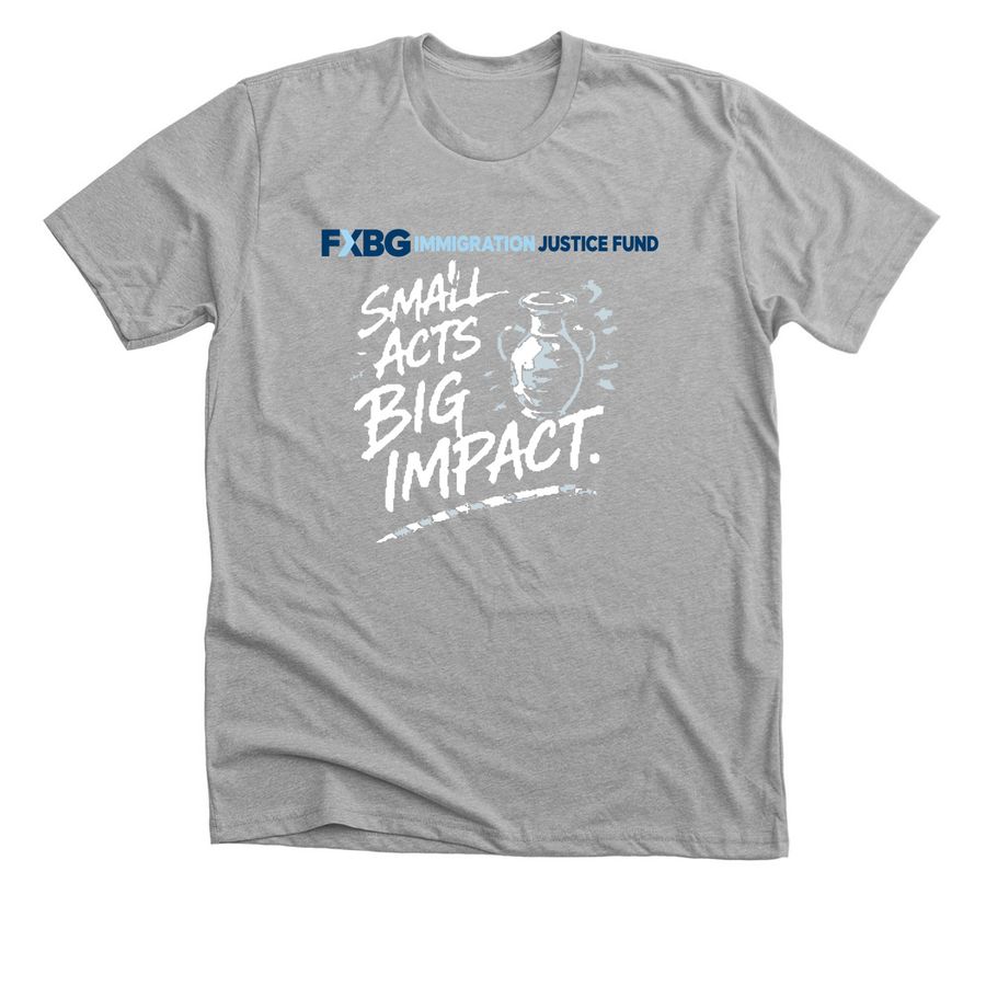 small acts, a Athletic Heather Premium Unisex Tee