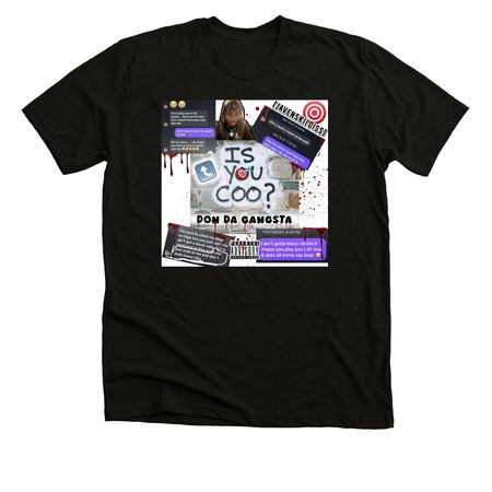 Is You Coo? Apparel&nbsp;, a Solid Black Blend Premium Unisex Tee