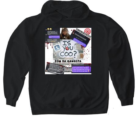 Is You Coo? Apparel&nbsp;, a Black Gildan Softstyle Pullover Hoodie