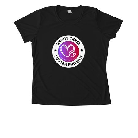 DRY FIT&nbsp;Adoption Counselor - Color Logo, a Black Women's Performance Tee