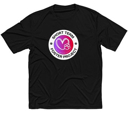 DRY FIT&nbsp;Adoption Counselor - Color Logo, a Black Classic Performance Tee