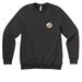 Proud to Support You, a Dark Grey Heather Premium Raglan Crewneck Sweatshirt