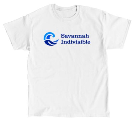 Savannah Indivisible (Color Logo), a White Classic Unisex Tee