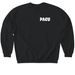 PACU Pumpkin, a Black Softstyle Crewneck Sweatshirt