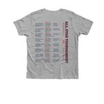 ALL STAR TOURNAMENT 2026, a Athletic Heather Premium Youth Tee (back-view)