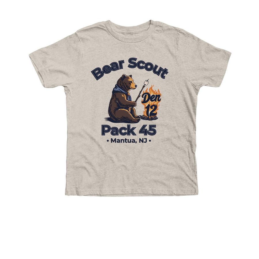 Bears Den 12, a Heather Dust Premium Youth Tee