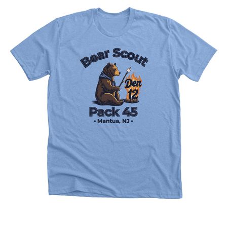 Bears Den 12, a Heather Carolina Blue Premium Unisex Tee