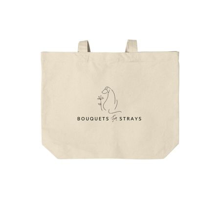 Market Tote, a Natural Cotton Canvas Tote Bag