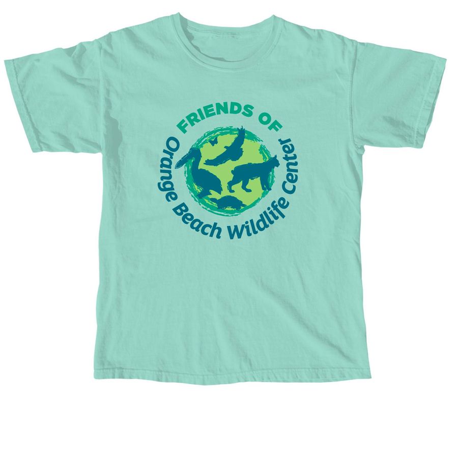Friends of the Orange Beach Wildlife Center, a Chalky Mint Comfort Colors Unisex Tee