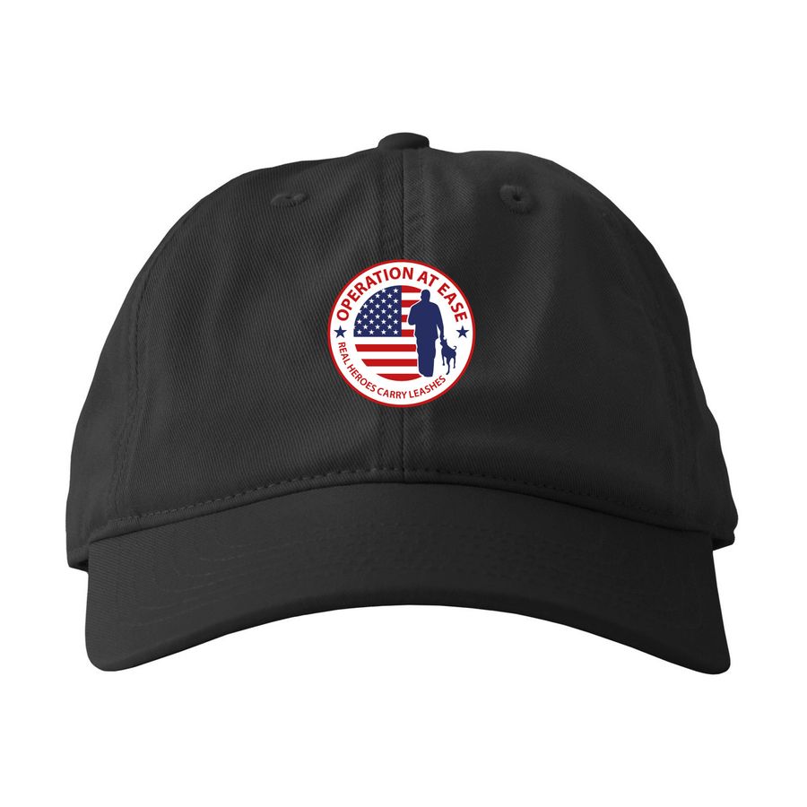 OAE Baseball Cap, a Black Printed Eco Baseball Cap