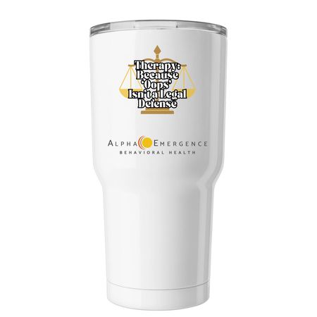 Tumbler, a White Insulated Tumbler