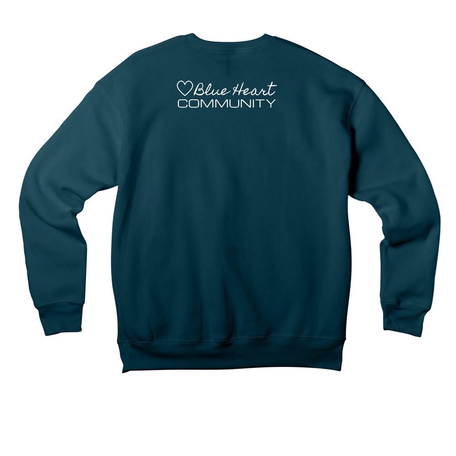 SELF LOVE CLUB Tees, a Atlantic Premium Drop Shoulder Sweatshirt (back-view)