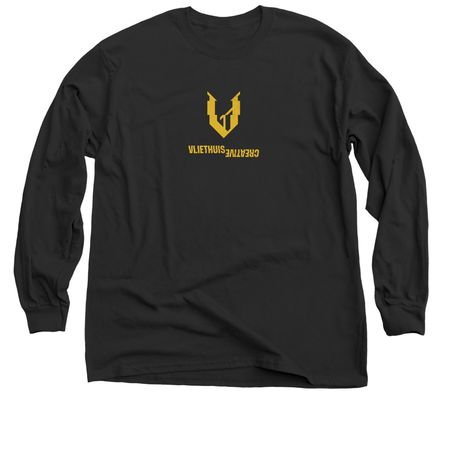 Art Is Your Weapon [Glitch], a Black Classic Long Sleeve Tee