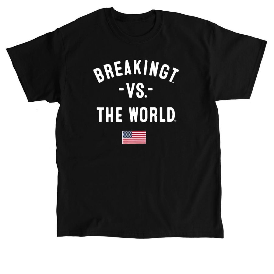 BreakingT vs. The World Shirt, a Black Classic Unisex Tee