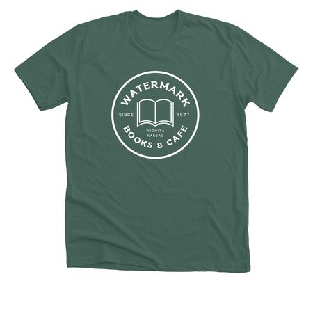 Watermark Logo T-Shirt, a Heather Forest Premium Unisex Tee
