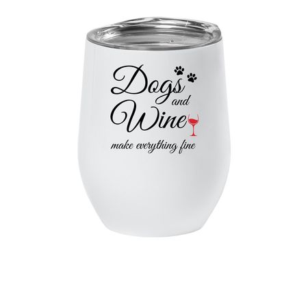 OTG Wine Tumbler, a White Insulated Wine Cup