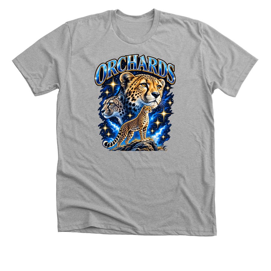 Epic Cheetah, a Athletic Heather Premium Unisex Tee