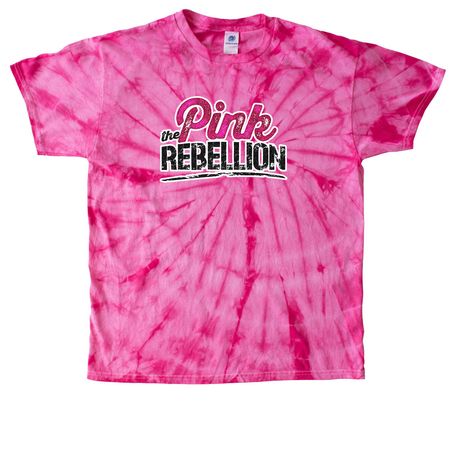 Pink Rebellion Tee, a Pink Classic Tie Dye Tee