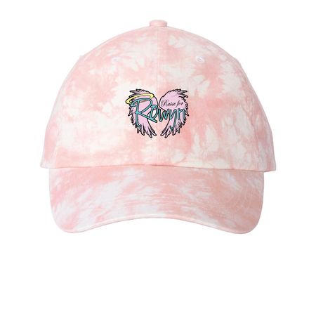 RFR Hats!, a Light Pink Printed Tie Dye Baseball Hat