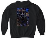Momma raptor collection&nbsp;, a Black Gildan Softstyle Pullover Hoodie (back-view)