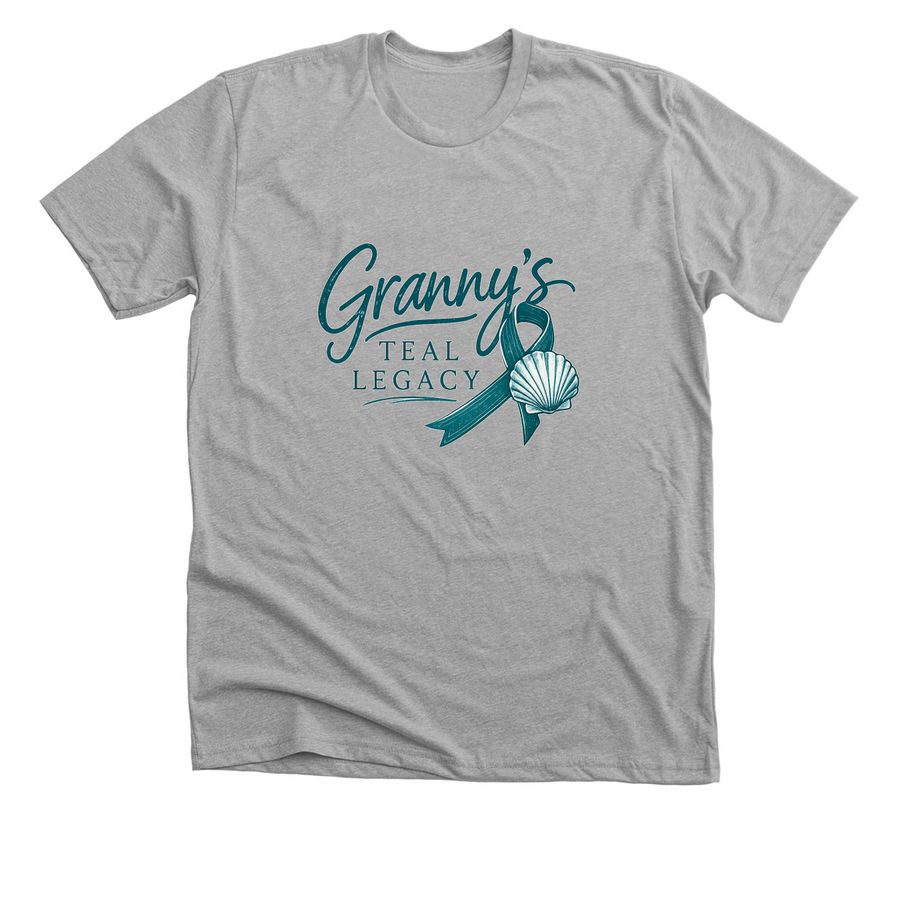 Seashells for a Cause ?, a Athletic Heather Premium Unisex Tee