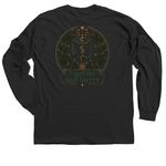 Upstate and Merry&nbsp;, a Black Classic Long Sleeve Tee (back-view)