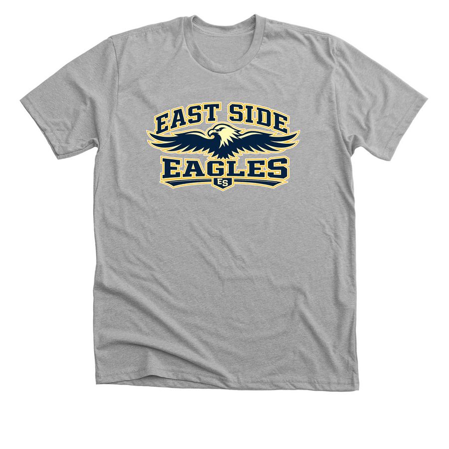 East Side - Varsity, a Athletic Heather Premium Unisex Tee