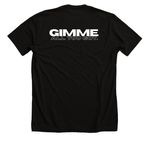 GIMME ALL YOU GOT PRODUCTION 2026, a Solid Black Blend Premium Unisex Tee (back-view)