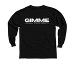 GIMME ALL YOU GOT PRODUCTION 2026, a Black Youth Long Sleeve Tee (back-view)