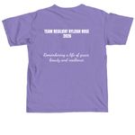 Team Resilient Ryleigh Rose - 2026, a Violet Comfort Colors Unisex Tee (back-view)