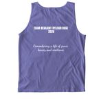 Team Resilient Ryleigh Rose - 2026, a Violet Comfort Colors Tank Top (back-view)