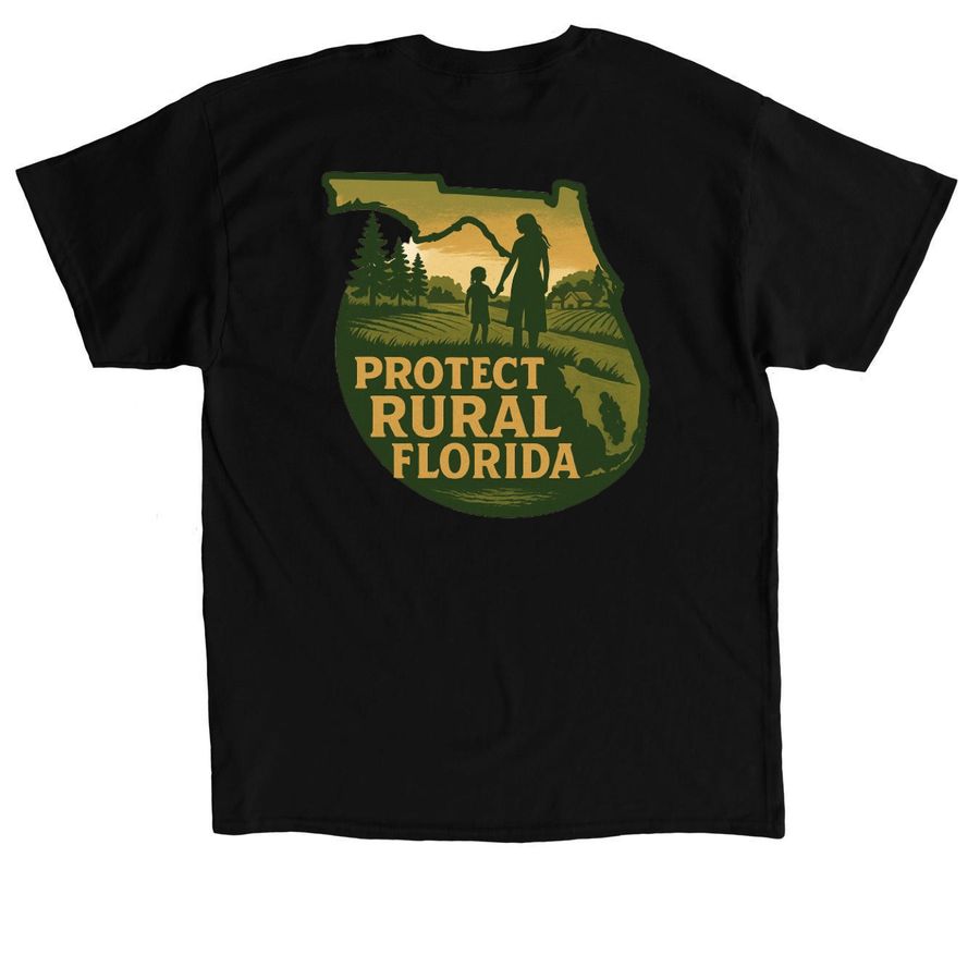 Protect Rural Florida Field Collection, a Black Classic Unisex Tee