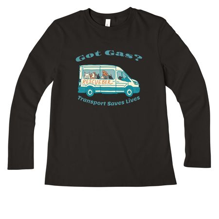 Lifesaving Shirts, a Black Women?s Premium Long Sleeve Tee