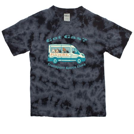 Lifesaving Shirts, a Black Youth Crystal Tie Dye Tee