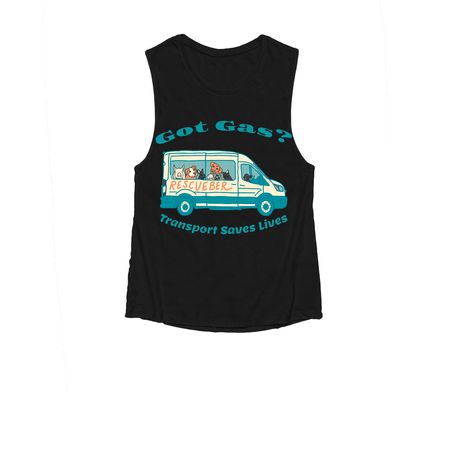 Lifesaving Shirts, a Black Women's Muscle Tank
