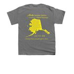 20th Alaska Summer Solstice Tourneys, a Charcoal Youth Unisex Tee (back-view)