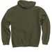 Just One More Chapter, a Military Green Pullover Hoodie (back-view)