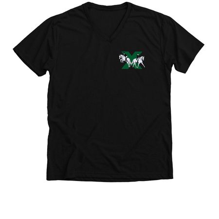CDCTS Shirts, a Solid Black Blend Premium V-Neck Tee