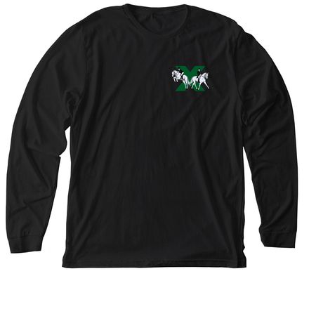 CDCTS Shirts, a Solid Black Blend Premium Long Sleeve Tee