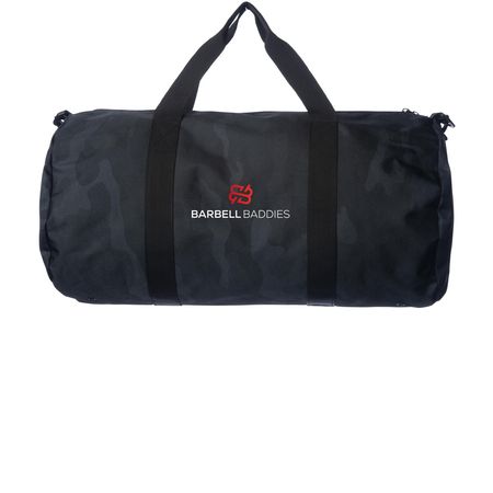 Baddie Duffel Bag, a Black Camo Day Tripper Duffel Bag