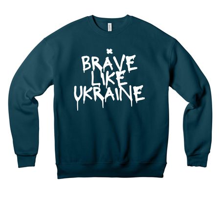 Brave Like Ukraine, a Atlantic Premium Drop Shoulder Sweatshirt